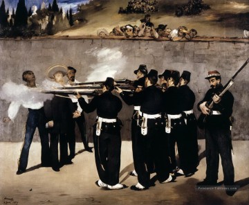 Édouard Manet œuvres - L’exécution de l’empereur Maximilien du Mexique Édouard Manet